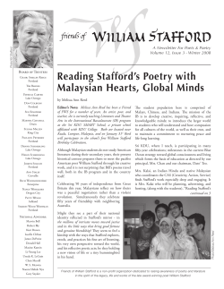 3 - The Friends of William Stafford