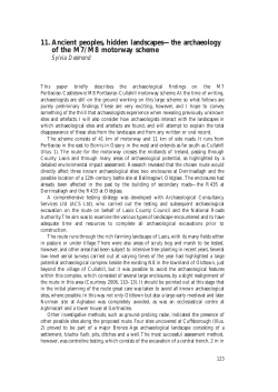 Ancient peoples, hidden landscapes&mdash;the archaeology of the M7/M8