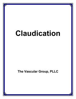 Claudication - The Vascular Group