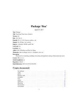 Package `ftsa`