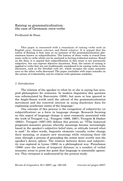 Raising as grammaticalization: the case of Germanic SEEM