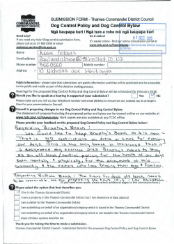 Name IKuc fes I - Thames-Coromandel District Council