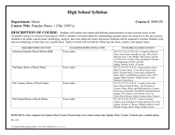 Pop Music 1 - the Whitehall