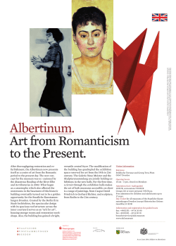 Albertinum. Art from Romanticism to the Present.