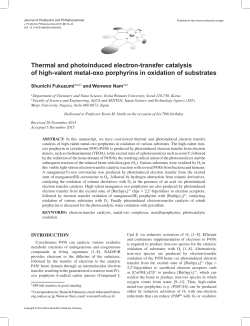Thermal and photoinduced electron-transfer catalysis of high