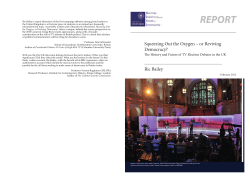 The History and Future of TV Election Debates in the UK