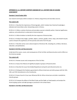 appendix b: us history content assessed by us history end-of