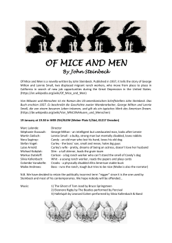 OF MICE AND MEN