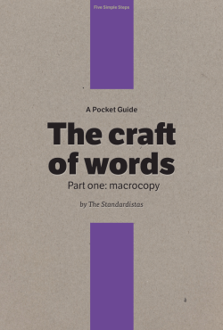 The craft of words