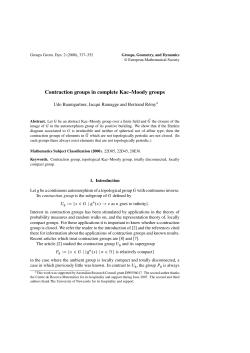 Contraction groups in complete Kac&ndash;Moody groups