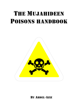 The Mujahideen Poisons Handbook
