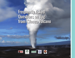 Frequently Asked Questions on Vog