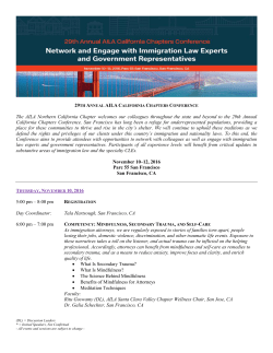 29th Annual AILA California Chapters Conference