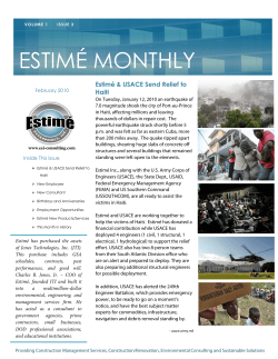 estim&eacute; monthly - Estime Enterprises, Inc.