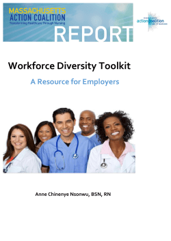 Workforce Diversity Toolkit - Massachusetts Department of Higher