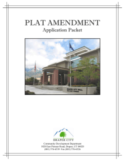 PLAT AMENDMENT