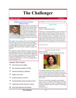 The Challenger - Bridgewater State University