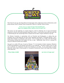 Please help us build our tower of soup cans!