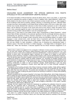 Stefano Bosco VISUALIZING BLACK LEADERSHIP: THE