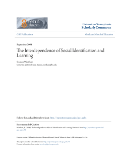 The Interdependence of Social Identification and Learning