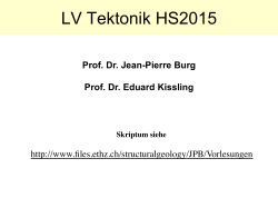 LV Tektonik HS2015