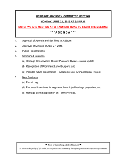 06 22 15 June 22, 2015 HAC AGENDA PACKAGE