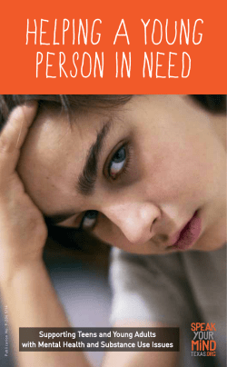 Helping a Young Person in Need