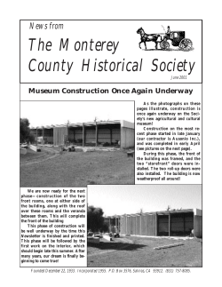 The Monterey County Historical Society