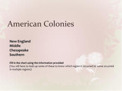 American Colonies - MVUSD Haiku Learning