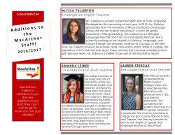 2016-2017 New Staff Publication