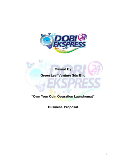 Dobi Ekspress 24 Business Proposal