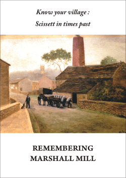 Remembering Marshall Mill - Denby Dale Archive Collection