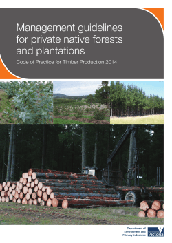Management guidelines for private native forests and plantations