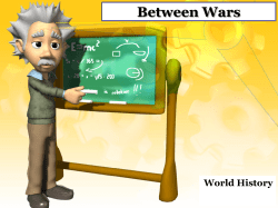 Europe Between the Wars