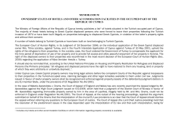 Ownership Status Of Hotels And Other Accomodation Facilities In