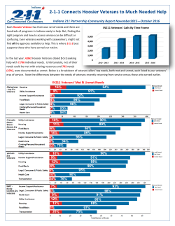 2-1-1 Connects Hoosier Veterans to Much