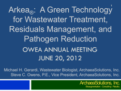 Arkea - Ohio Water Environment Association