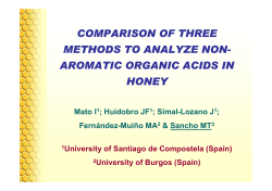 COMPARISON OF THREE METHODS TO ANALYZE NON