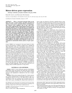 Motor-driven gene expression