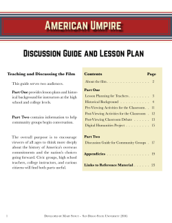 Study Guide - PolicyEd.org