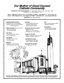 May 14, 2017 - Our Mother of Good Counsel Church