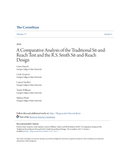A Comparative Analysis of the Traditional Sit-and