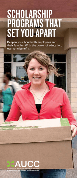 SChoLArShiP ProgrAmS thAt Set yoU APArt