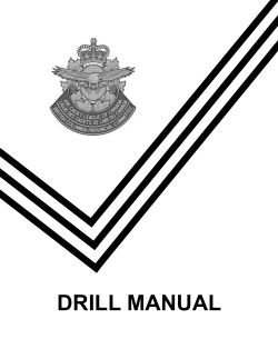 Air Cadet Drill Manual 2014