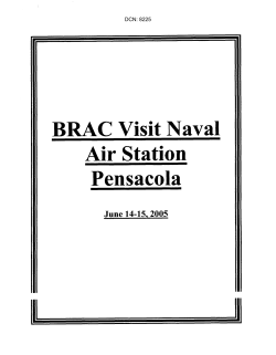 BRAC Visit Naval Air Station Pensacola