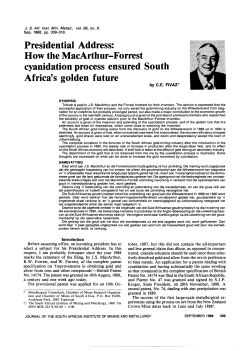 Presidential Address