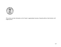 This section provides information on the County`s
