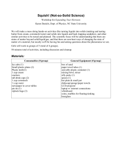Squish! (Not-so-Solid Science) - Karen Daniels
