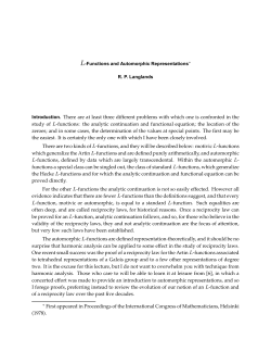 Introduction. There are at least three different problems with which