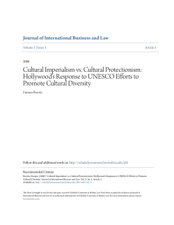 Cultural Imperialism vs. Cultural Protectionism